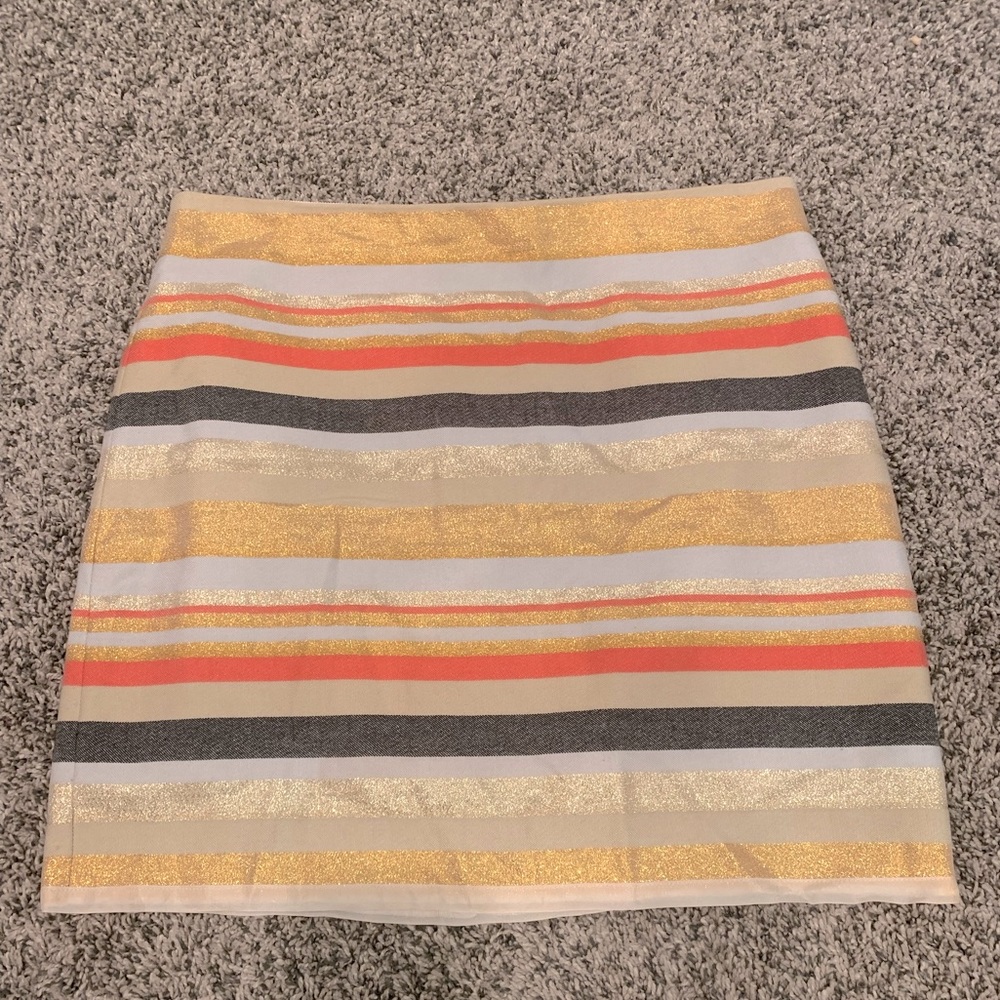 J. Crew striped skirt